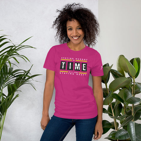 Staying Hungry My Time Will Come Staying Ready  Short-Sleeve Women's T-Shirt