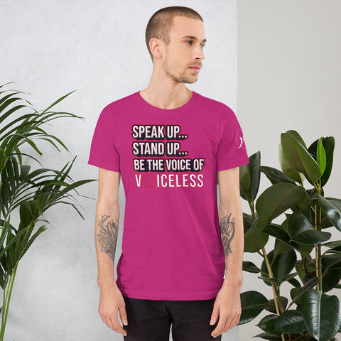 Speak Up... Stand Up... Be The Voice Of Voiceless Short-Sleeve Men's T-Shirt