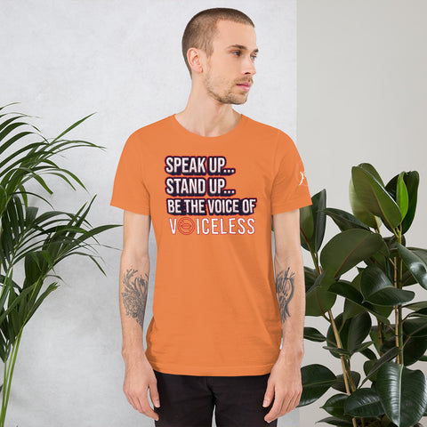 Speak Up... Stand Up... Be The Voice Of Voiceless Short-Sleeve Men's T-Shirt