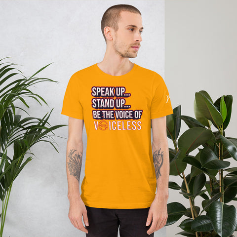 Speak Up... Stand Up... Be The Voice Of Voiceless Short-Sleeve Men's T-Shirt