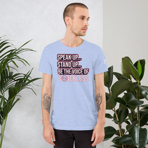 Speak Up... Stand Up... Be The Voice Of Voiceless Short-Sleeve Men's T-Shirt