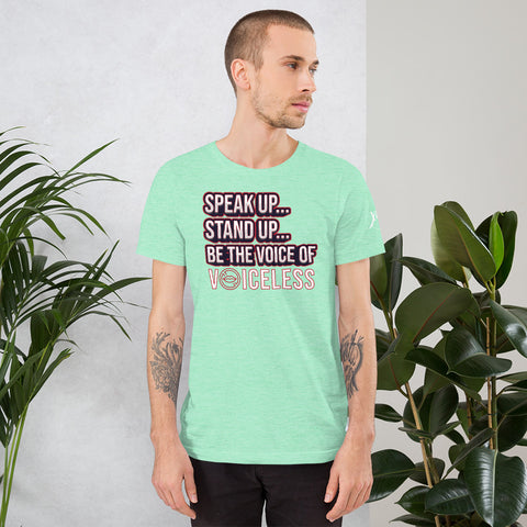 Speak Up... Stand Up... Be The Voice Of Voiceless Short-Sleeve Men's T-Shirt