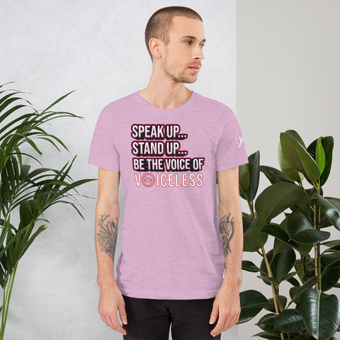 Speak Up... Stand Up... Be The Voice Of Voiceless Short-Sleeve Men's T-Shirt