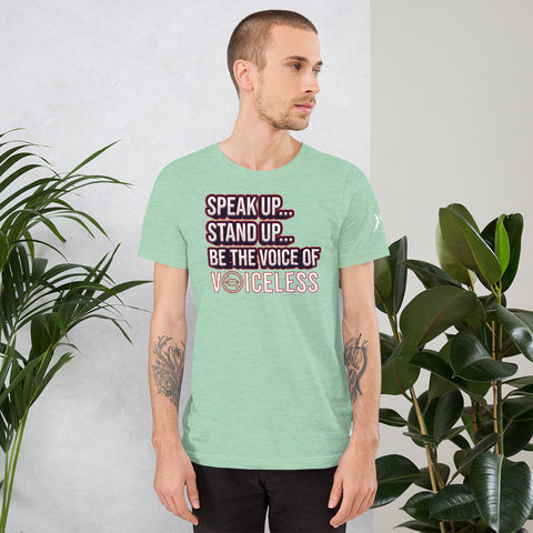 Speak Up... Stand Up... Be The Voice Of Voiceless Short-Sleeve Men's T-Shirt