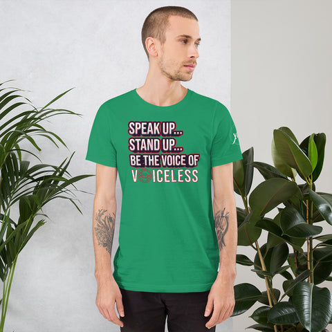 Speak Up... Stand Up... Be The Voice Of Voiceless Short-Sleeve Men's T-Shirt