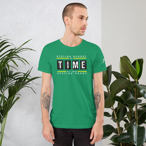 Staying Hungry My Time Will Come Staying Ready  Short-Sleeve Men's T-Shirt