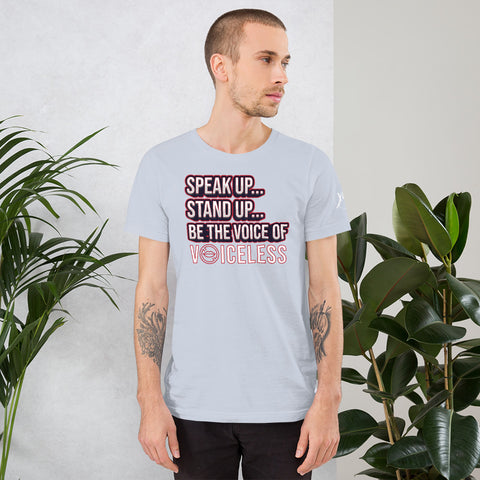 Speak Up... Stand Up... Be The Voice Of Voiceless Short-Sleeve Men's T-Shirt