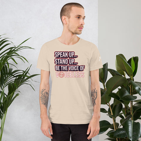 Speak Up... Stand Up... Be The Voice Of Voiceless Short-Sleeve Men's T-Shirt