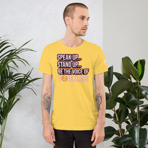 Speak Up... Stand Up... Be The Voice Of Voiceless Short-Sleeve Men's T-Shirt